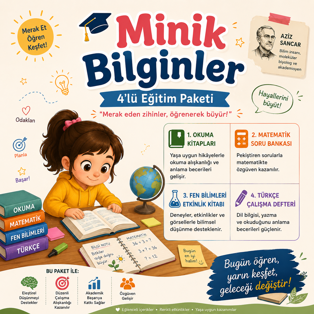 Minik Kaşifler Anaokulu Eğitim Paketi